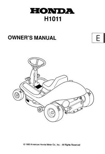 Honda ride mower - honda,