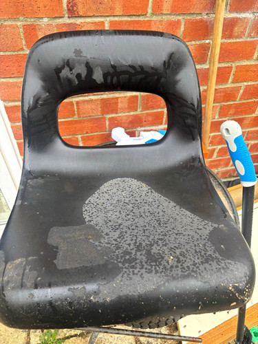 Honda ride mower seat - on,