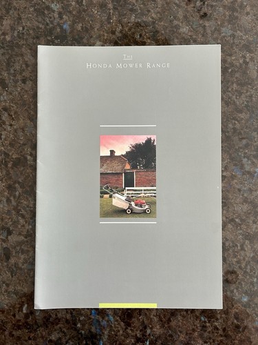 Honda lawn mower brochure - lawn,