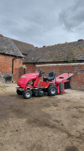 Ride mower and sweeper 13hp - mower,